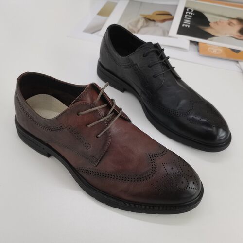 德赛帝伦新款男士正装商务皮鞋结婚鞋英伦风单鞋