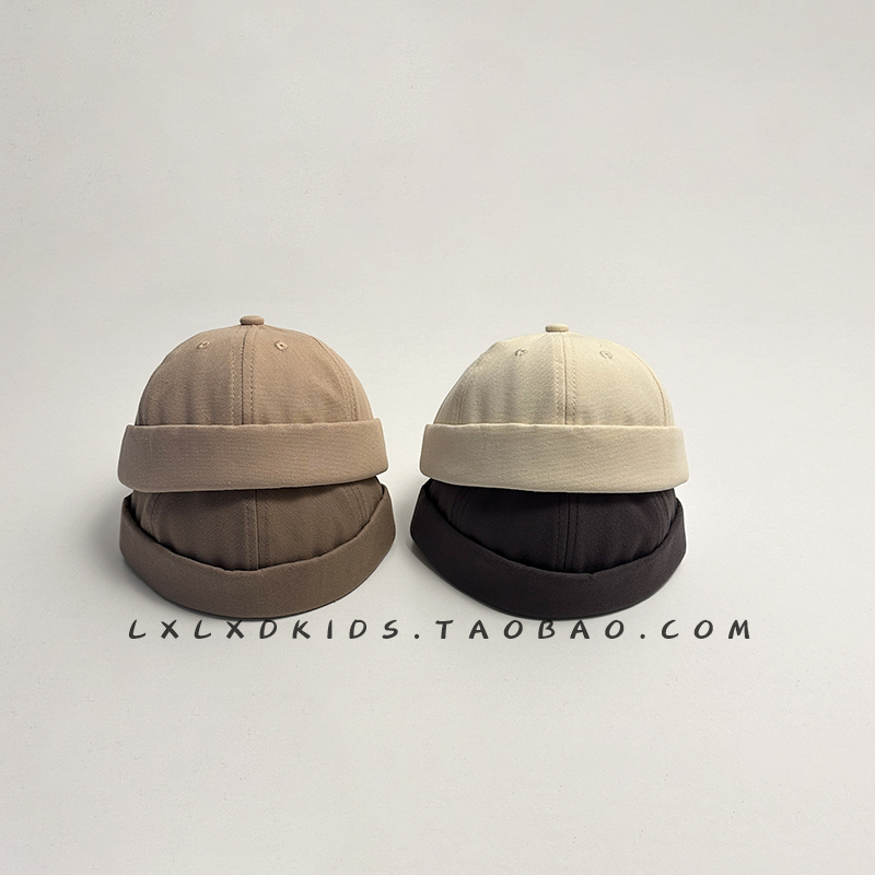 帽子男宝宝春秋款无檐雅痞地主帽