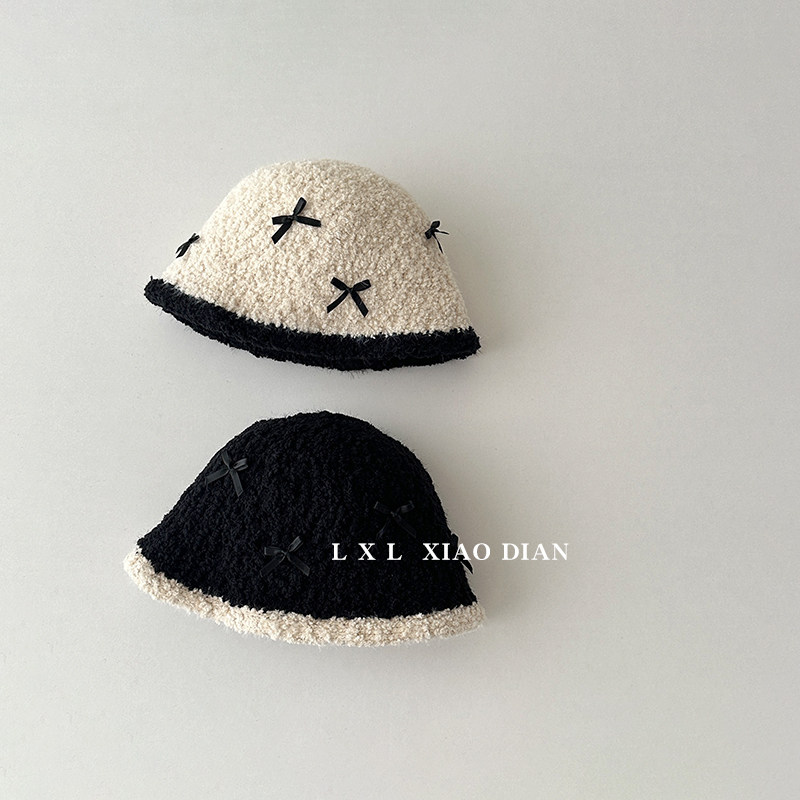 儿童帽子女童秋冬季毛绒保暖渔夫
