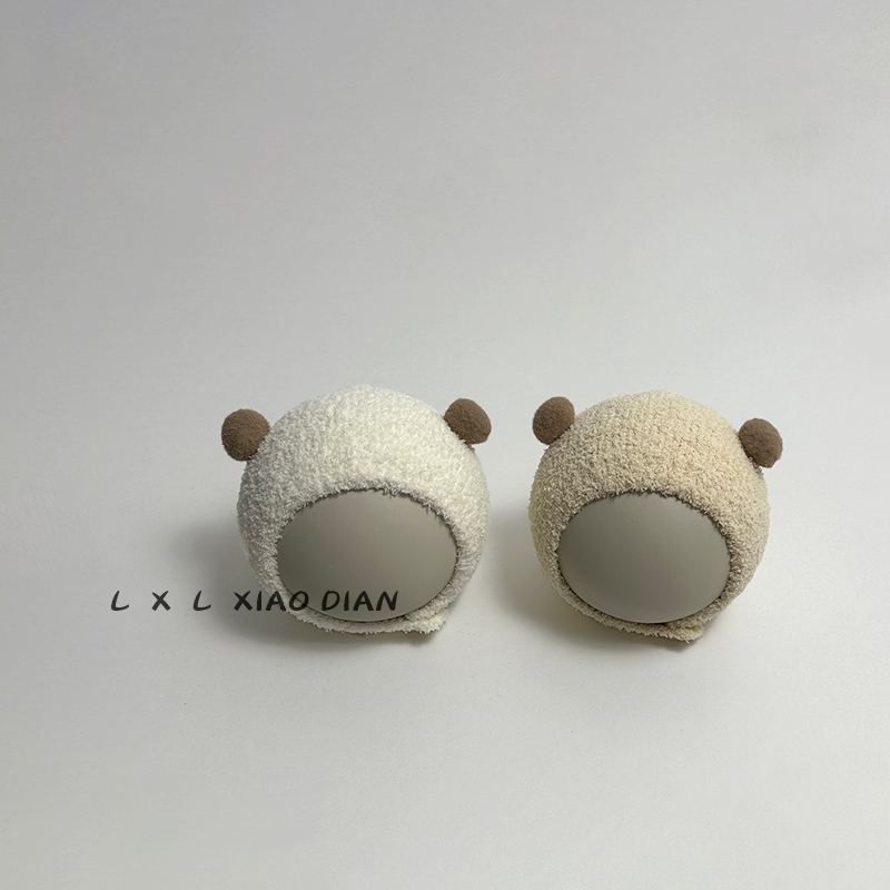 软软糯糯可爱圆球婴儿护耳帽