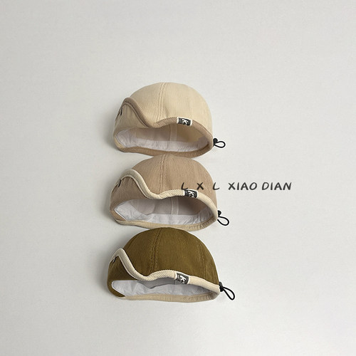 宝宝鸭舌帽子男童春秋薄款