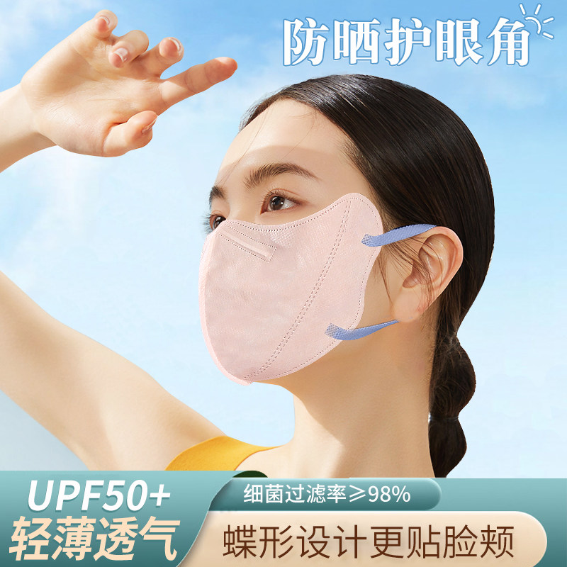 夏季防晒护眼角医用外科口罩图片