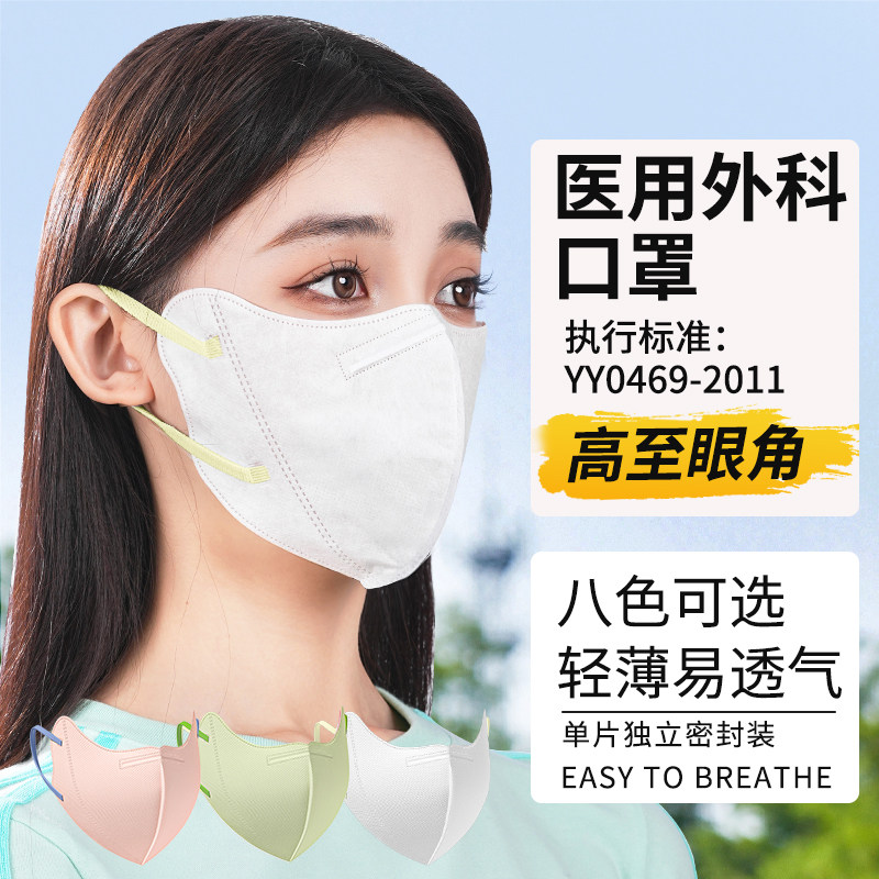 一次性防晒口罩医用外科女防紫外线高颜值2026新款春夏独立包装