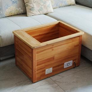 骆驼湾实木取暖神器家用烤火炉暖脚暖冬季保暖小型包边火桶烤脚箱