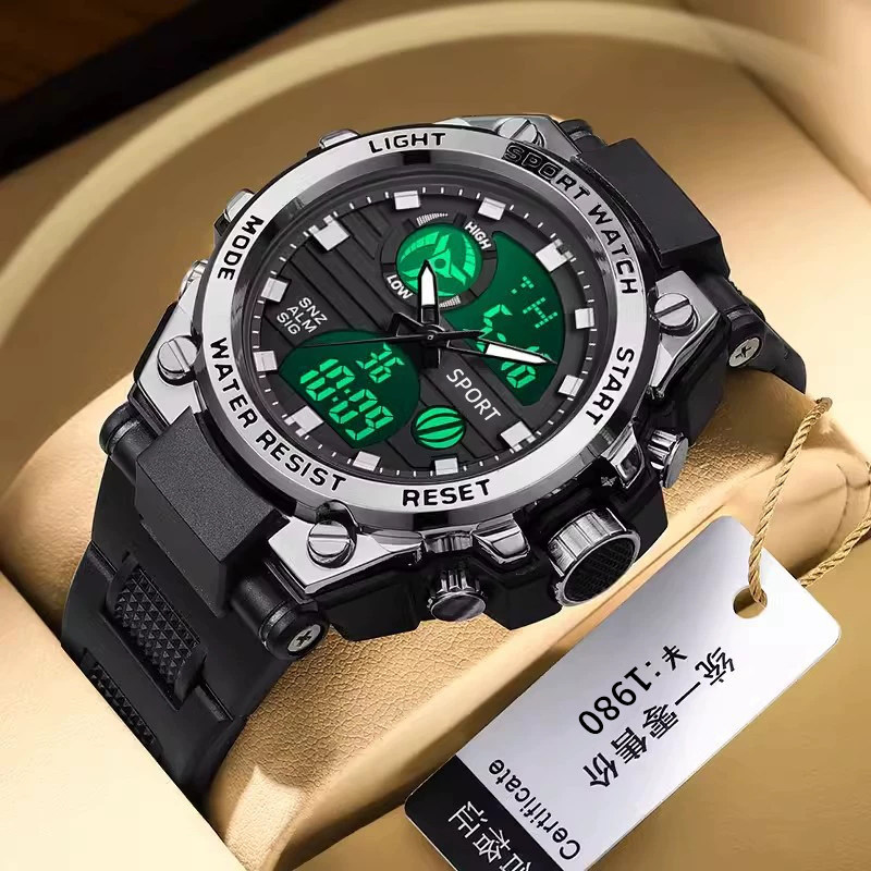 2026新款手表男款初中学生高中生青少年闹钟儿童男生机械运动电子