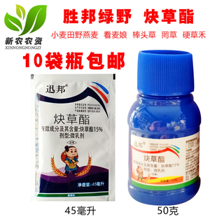 迅邦 15%炔草酯小麦田 野燕麦 看麦娘 禾本科杂草 麦田专用除草剂