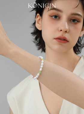 925纯银天然淡水珍珠手链女