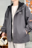2023秋季新款男女生宽松大码假两件情侣夹克外套港风休闲JK02-P42，男装夹克，星座1402-1