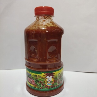 双庙蒜泥狠辣酱738g桶装内蒙古巴盟特产蒜蓉鲜辣酱烧烤下饭辣酱