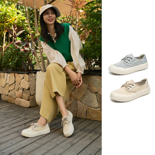 足小乐2026春季新款女鞋网面透气平底妈妈鞋子防滑舒适运动休闲鞋