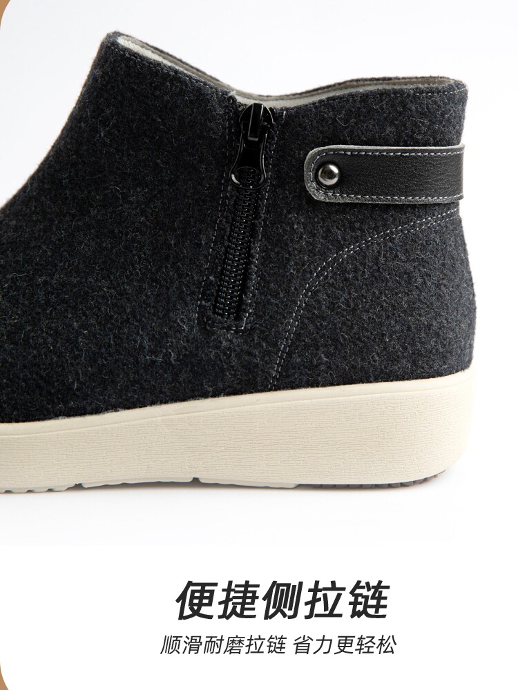 LIGHTWEIGHT AND COMFORTABLE WOMENS BOOTS AUTUMN NEW JAPANESE SOFT-SOLED ANTI-SLIP MOM SHOES VERSATILE WATERPROOF MIDDLE-AGED AND ELDERLY BOOTIES 1066