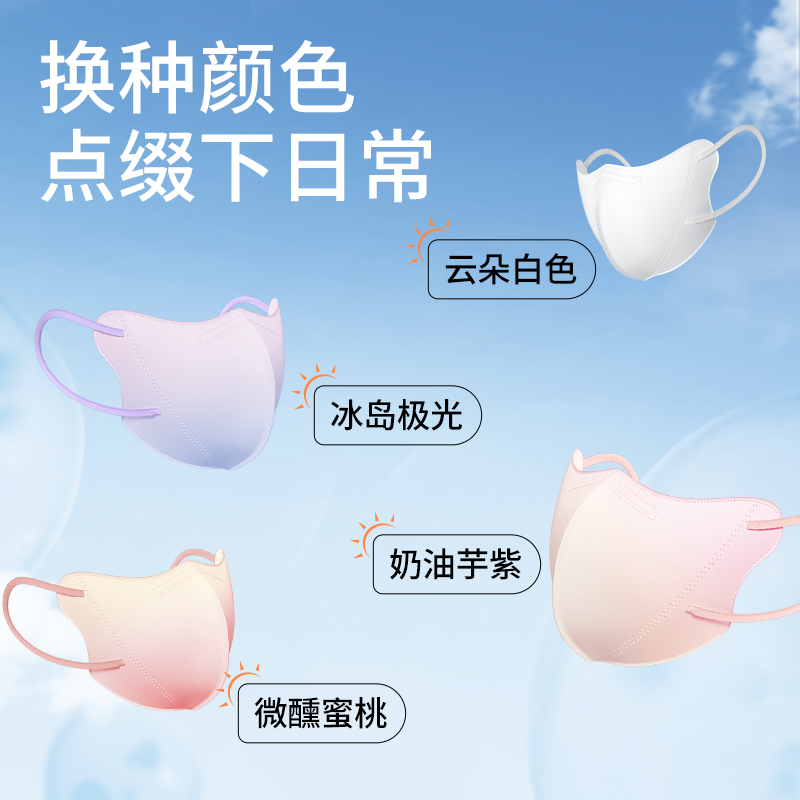 袋鼠医生3d立体口罩女高颜值
