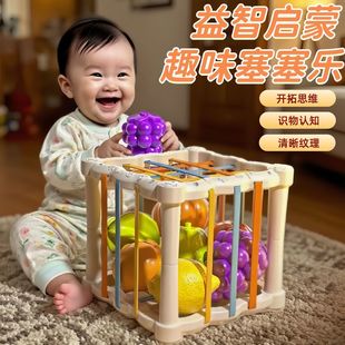 斯纳恩水果塞塞乐水果认知手部精细动作训练幼儿早教益智婴儿玩具
