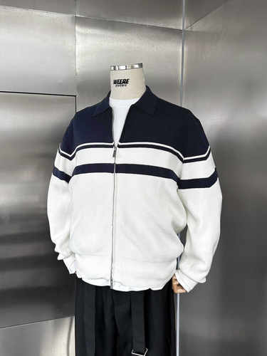 轻熟休闲针织开衫外套WEERE翻领