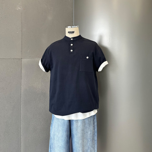 WEERE复古短袖POLO衫男夏季T恤