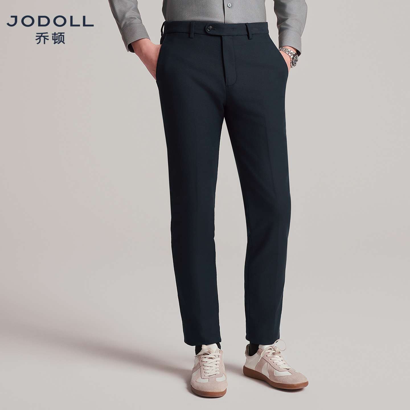 抗起球休闲裤JODOLL舒适百搭休闲