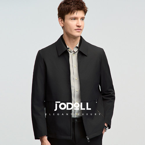 兔毛皮内胆休闲羽绒服JODOLL保暖