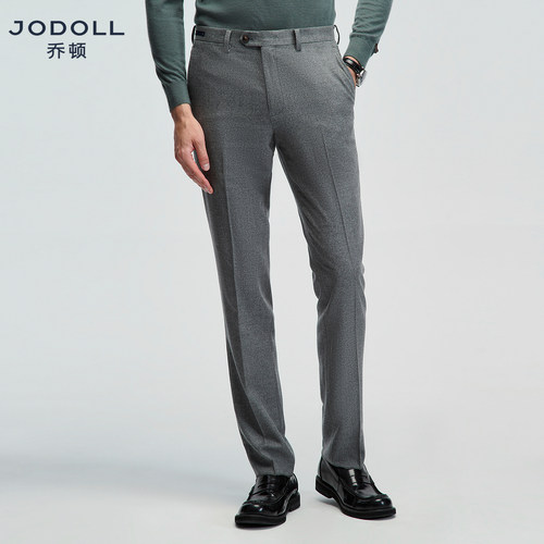 山羊绒西裤乔顿绵羊毛修身商务