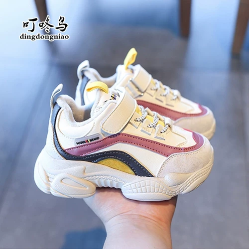 Дышащая детская демисезонная спортивная обувь для мальчиков, туфли, из натуральной кожи, коллекция 2023