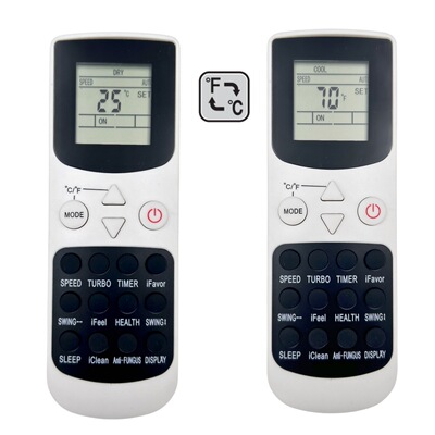 英文空调遥控器YKR-Q/002E  Air Conditioner AC Remote Control