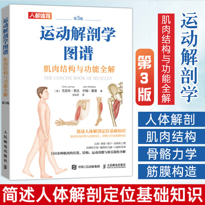 运动解剖学图谱肌肉结构与功能