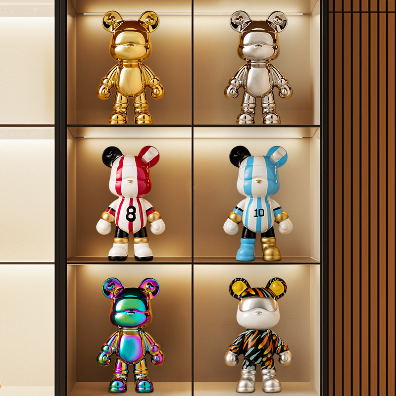 暴力熊客厅酒柜轻奢高档装饰品