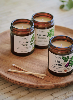 Aery英国植物系列香薰蜡烛家用室内香氛植物精油无烟大豆蜡
