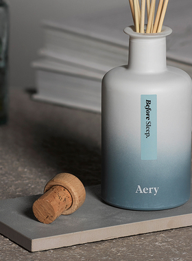 Aery英国植物精油无火香薰冥想植物绿瓶植物芳疗系列家用室内香水