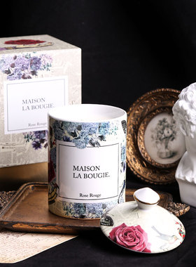 Maison La Bougie星座陶瓷香薰蜡烛卧室植物精油高级香氛法国