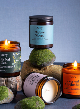 Aery英国香薰蜡烛家用室内香氛植物精油无烟大豆蜡高级礼物
