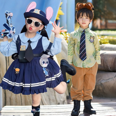 【万圣节装扮】尼克狐朱迪兔服装