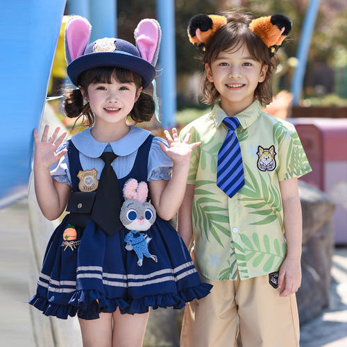 疯狂动物城！尼克狐朱迪兔表演服