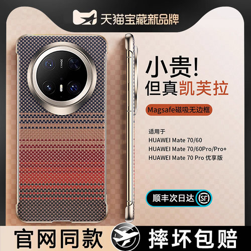 【正品！新凯夫拉】Mate70磁吸壳