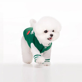 Sniff宠物狗狗猫咪春季 卫衣印花棒球服泰迪法斗比熊中小型犬衣服