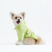 Sniff宠物狗狗猫咪霓虹拉绒连帽卫衣T恤法斗泰迪小型犬秋冬装 衣服