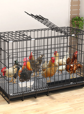 鸡笼子家用室外大号养殖笼特大养鸡笼室内阳台养鸡专用笼鸡舍鸡窝