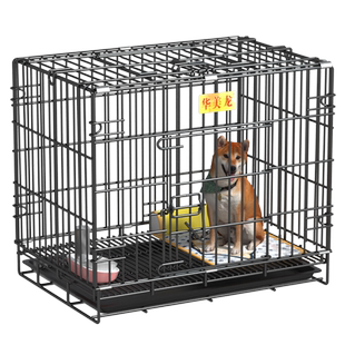 狗笼子中型犬小型犬室内折叠带厕所柯基泰迪比熊柴犬专用宠物狗窝