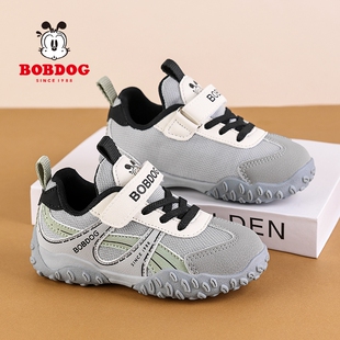 网面透气儿童鞋 巴布豆童鞋 男童运动鞋 2026春秋新款 潮 子男孩跑步鞋