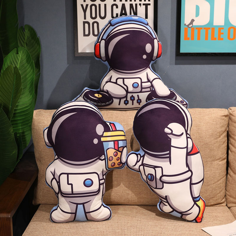 可爱宇航员抱枕男生睡觉靠枕儿童床头靠垫枕头汽车沙发客厅送女生