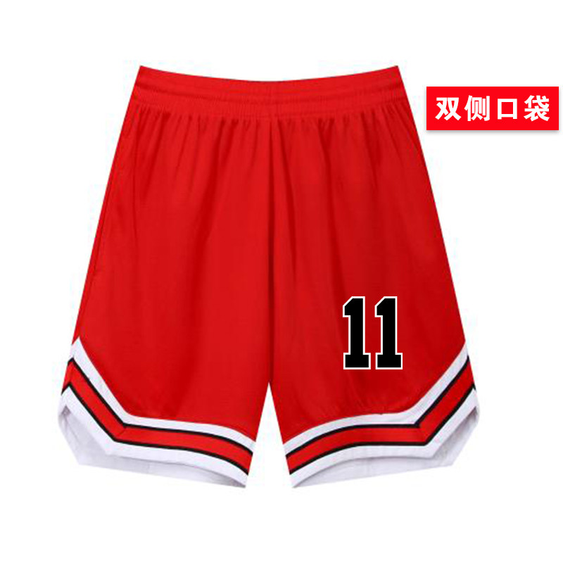流川枫11篮球短裤科比训练裤詹姆斯过膝球裤灌篮高手五分裤运动裤