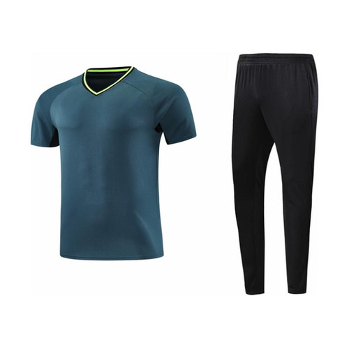 新款专业篮球裁判服个性定制速干透气团队排羽毛球裁判服短袖套装