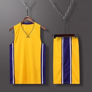 湖人球衣公牛独行侠篮球服套装定制火箭黄蜂队掘金76人篮球衣队服