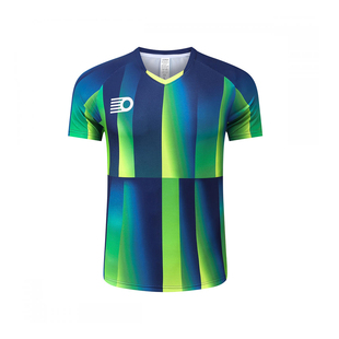 训练营羽毛球服定制运动套装速干训练排球队服比赛乒乓网球衣上衣