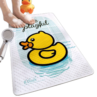 大江IP小黄鸭浴室防滑垫卫浴家用淋浴脚垫儿童洗澡卫生间防摔地垫