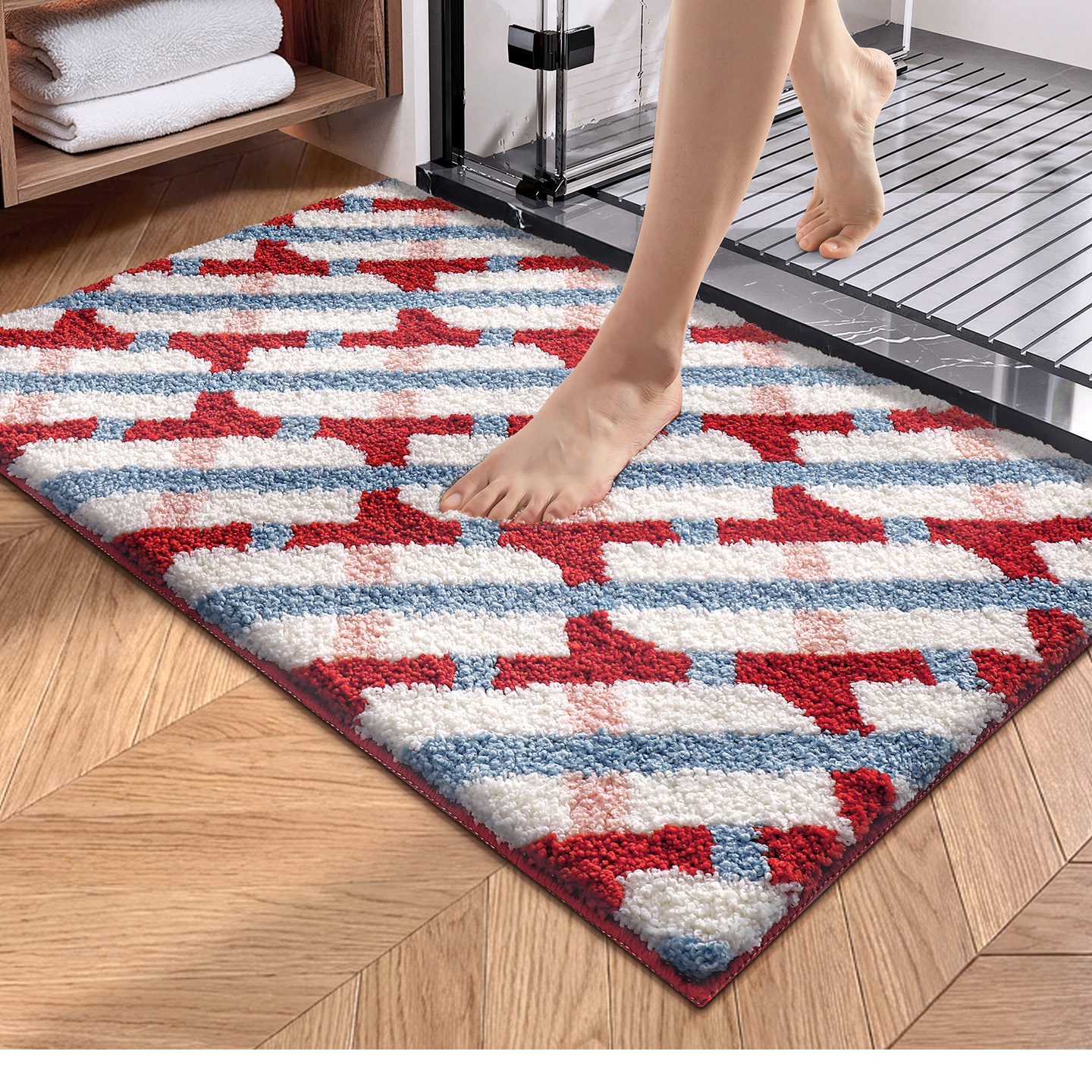 大江中古加厚浴室防滑强吸水地垫