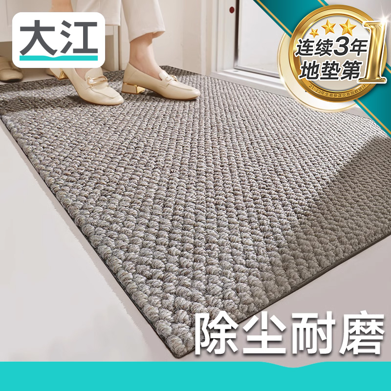 大江入户地毯进门地垫门垫门口门厅玄关轻奢高级羊毛定制脚垫高档