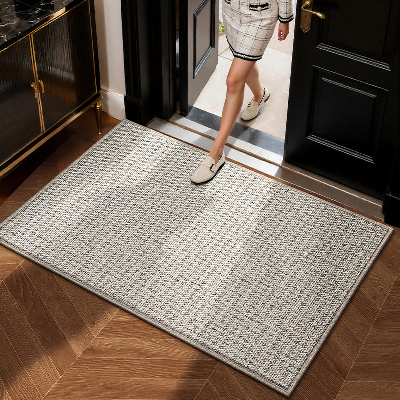 大江入户门地垫2026新款轻奢编织脚垫玄关门口防滑进门垫耐脏地毯,居家布艺,入户地垫,淘宝优惠券,粉丝福利购,淘宝优惠卷