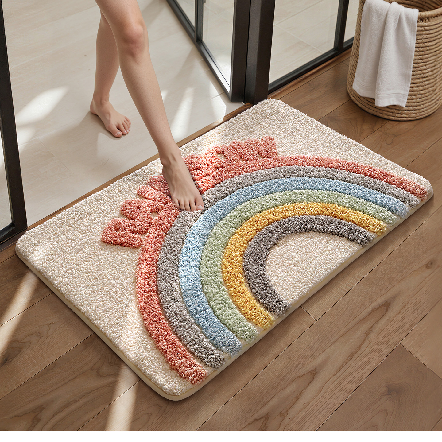 大江浴室吸水地垫洗漱台加厚地毯