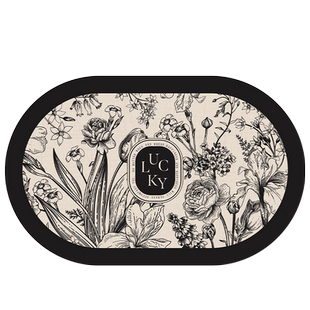 大江地垫椭圆卫生间硅藻泥吸水脚垫欧式浴室门口地毯家用防滑垫子