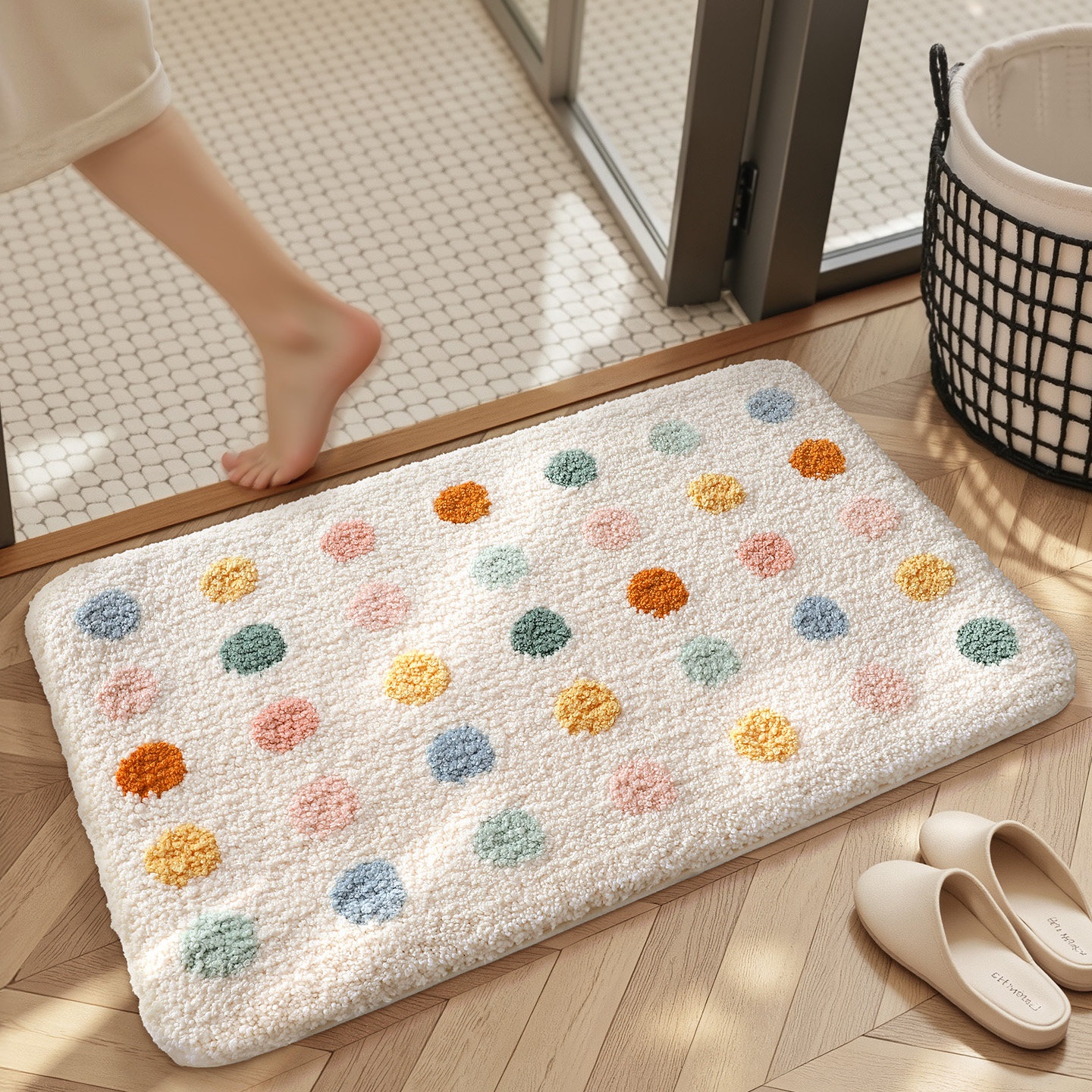 大江地垫家用浴室吸水速干脚垫卫生间门口防滑地毯加厚洗手间垫子,居家布艺,家用脚垫,淘宝优惠券,粉丝福利购,淘宝优惠卷